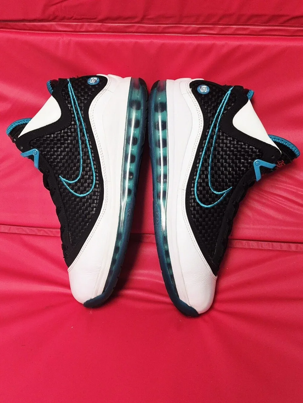 Nike Air Max Lebron 7 NFW Red Carpet Shoes #CU5133-100 size 8.5